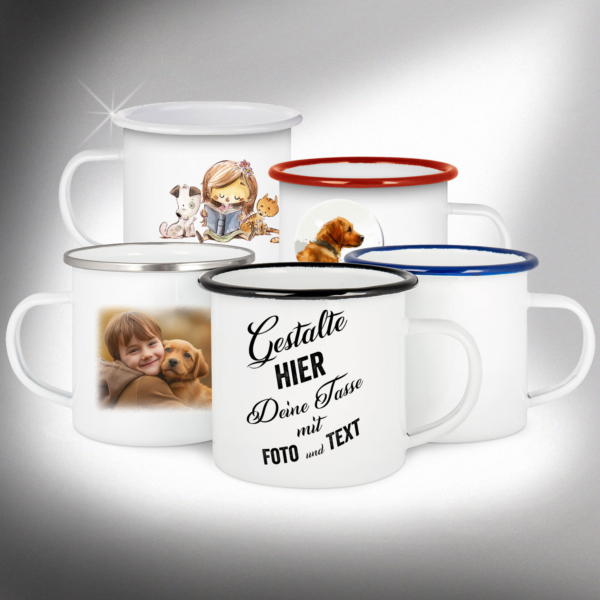 Emaille Tasse
