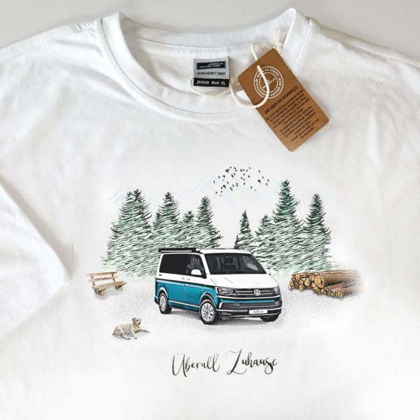 T-Shirt "Überall Zuhause" Bus