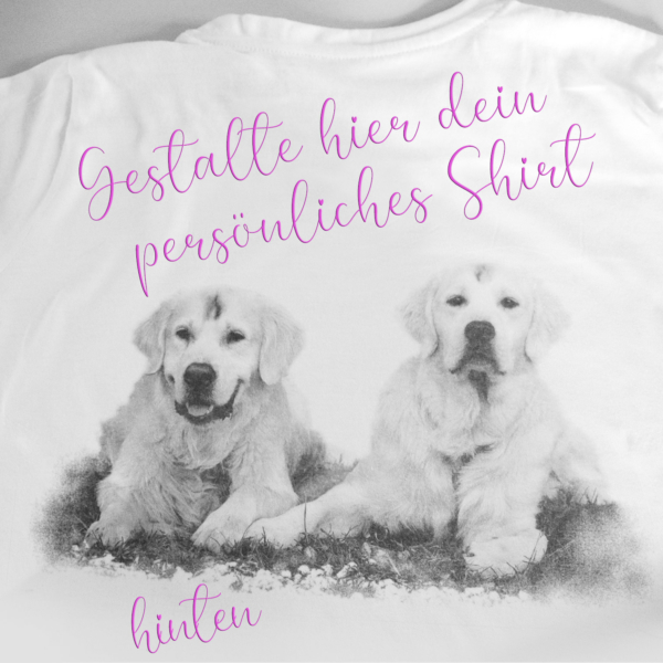 T-Shirt unisex - Rücken gestalten