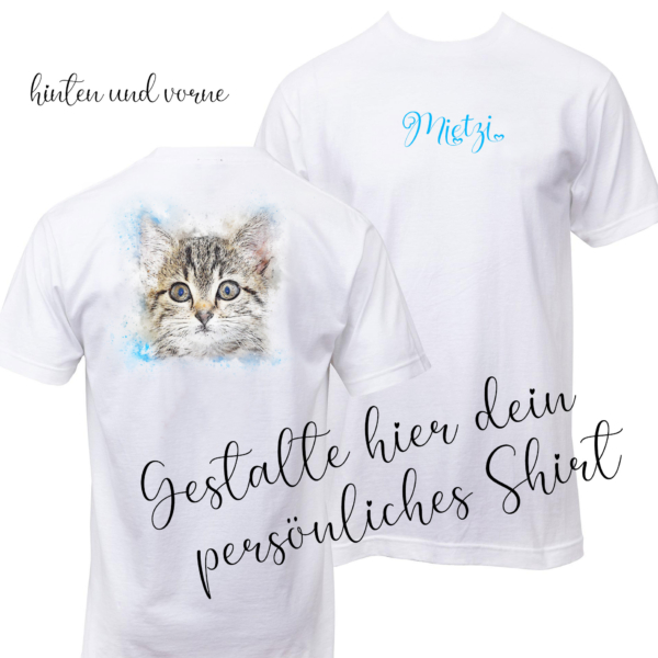 T-Shirt unisex - vorne und hinten gestalten