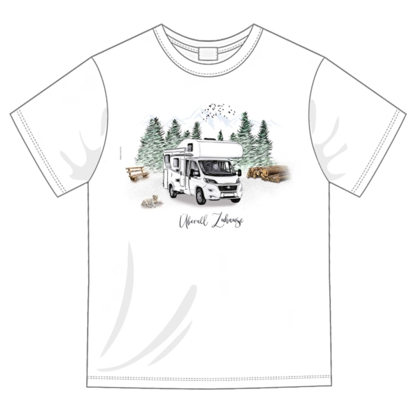 T-Shirt "Überall Zuhause" Alkoven – Bild 4