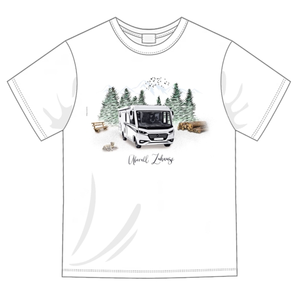 T-Shirt "Überall Zuhause" Vollintegriert – Bild 4