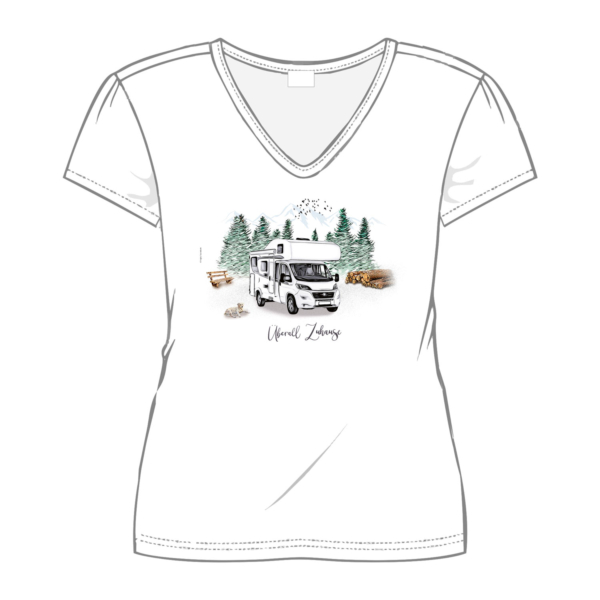 T-Shirt "Überall Zuhause" Alkoven – Bild 3