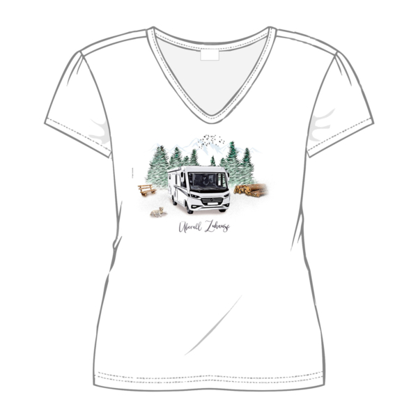 T-Shirt "Überall Zuhause" Vollintegriert – Bild 3